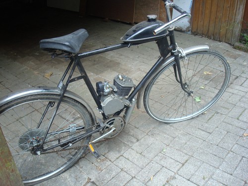 Fahrrad mit hilfsmotor rohbau - mit,
